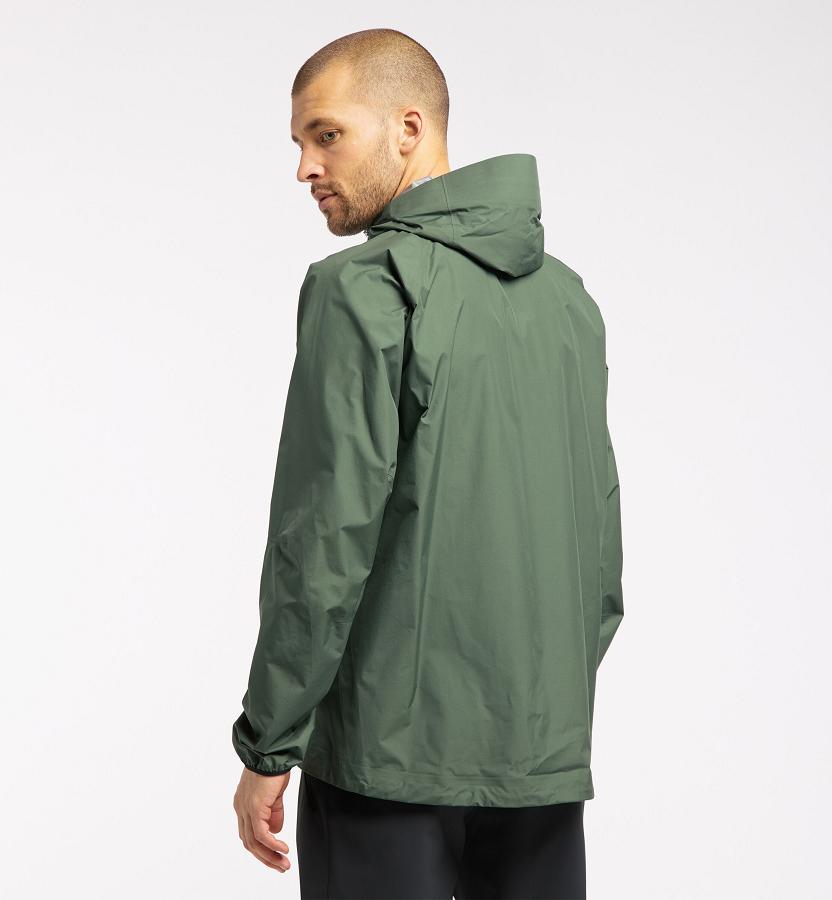 Haglöfs Mens L.I.M Waterproof Jacket Dark Green New Zealand 13497FWSZ